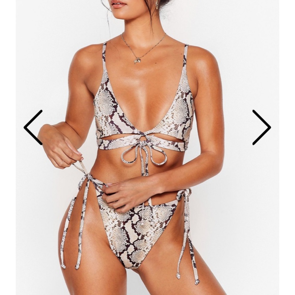 NWT snake skin/ snake print bikini